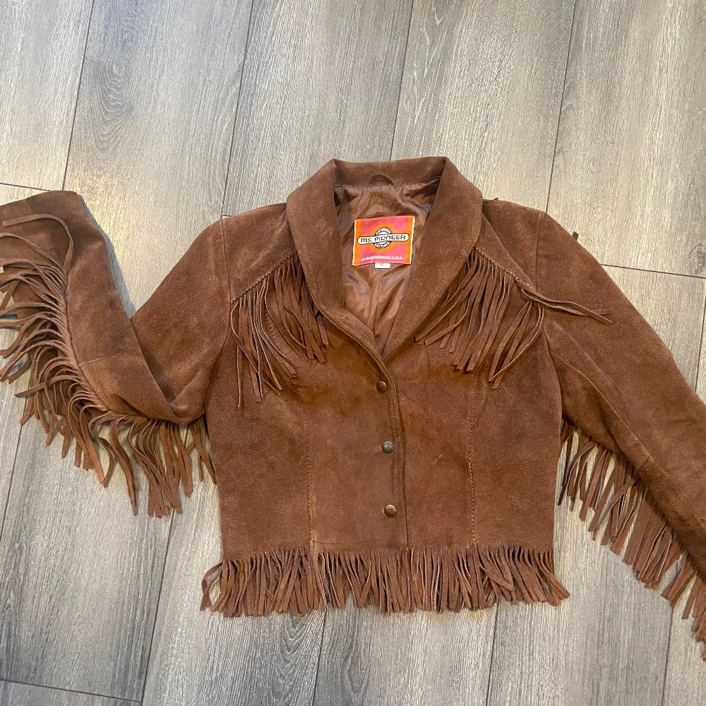 Genuine Suede Fringe Jacket